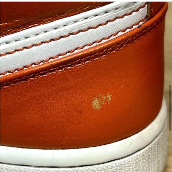 Jordan 1 Mid SE Electro Orange White Shoes Sneakers DM3531-800 Men Size main image 6